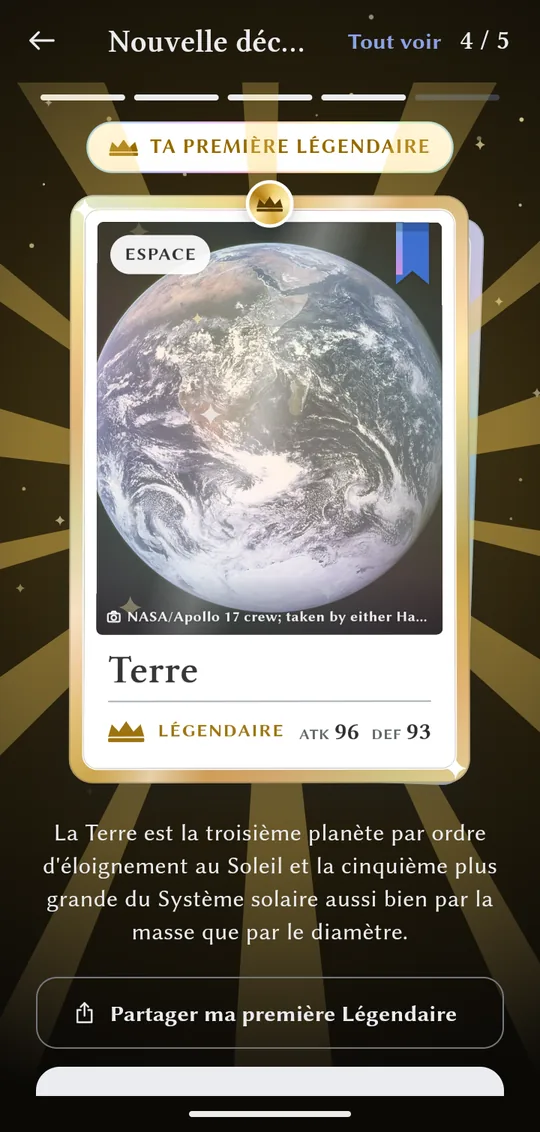 A card and its Wikipedia source